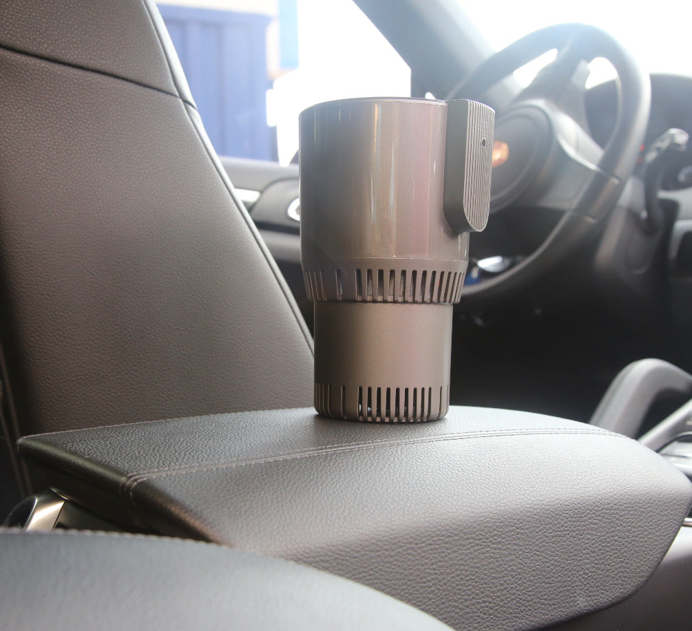 Intelligent Car Heating Cup mini Warmer Auto Cup Drink Holder Semiconductor Cooling Refrigeration Heater Warm Milk for Car Home