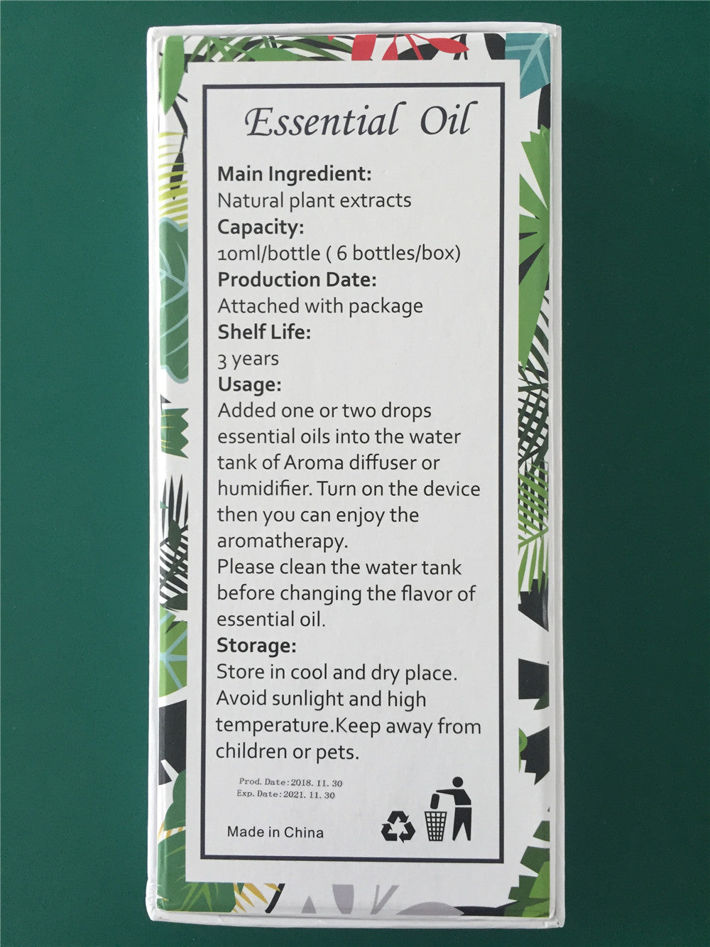 Therapeutic-Grade Aromatherapy Essential Oil Gift Set – ( 10ml) - 100% Pure of the Highest Quality Oils – Peppermint, Tea Tree, Lavender, Eucalyptus