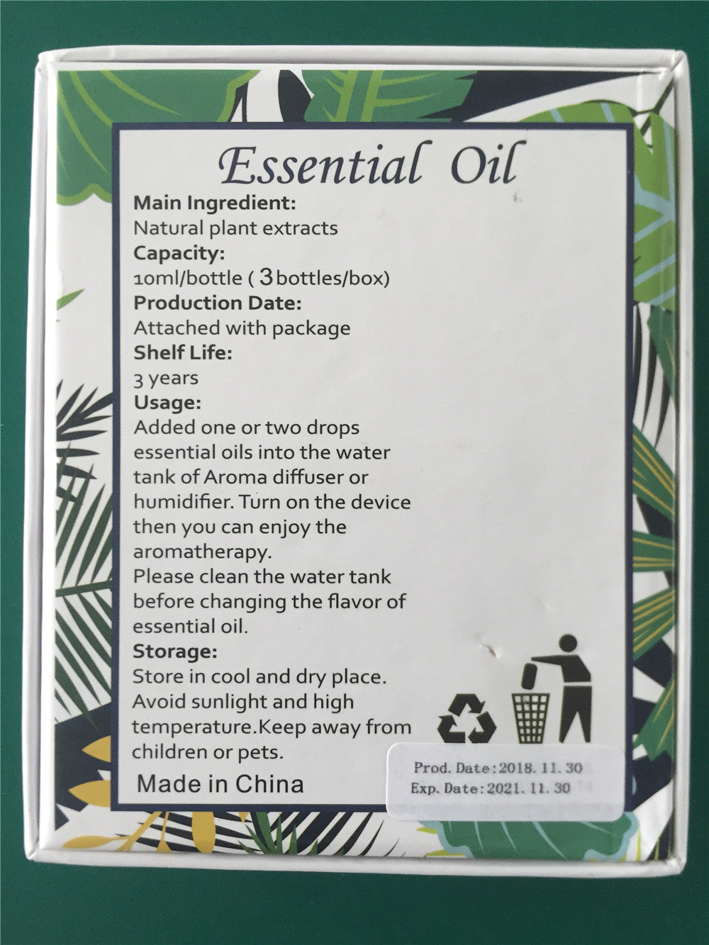 Therapeutic-Grade Aromatherapy Essential Oil Gift Set – ( 10ml) - 100% Pure of the Highest Quality Oils – Peppermint, Tea Tree, Lavender, Eucalyptus