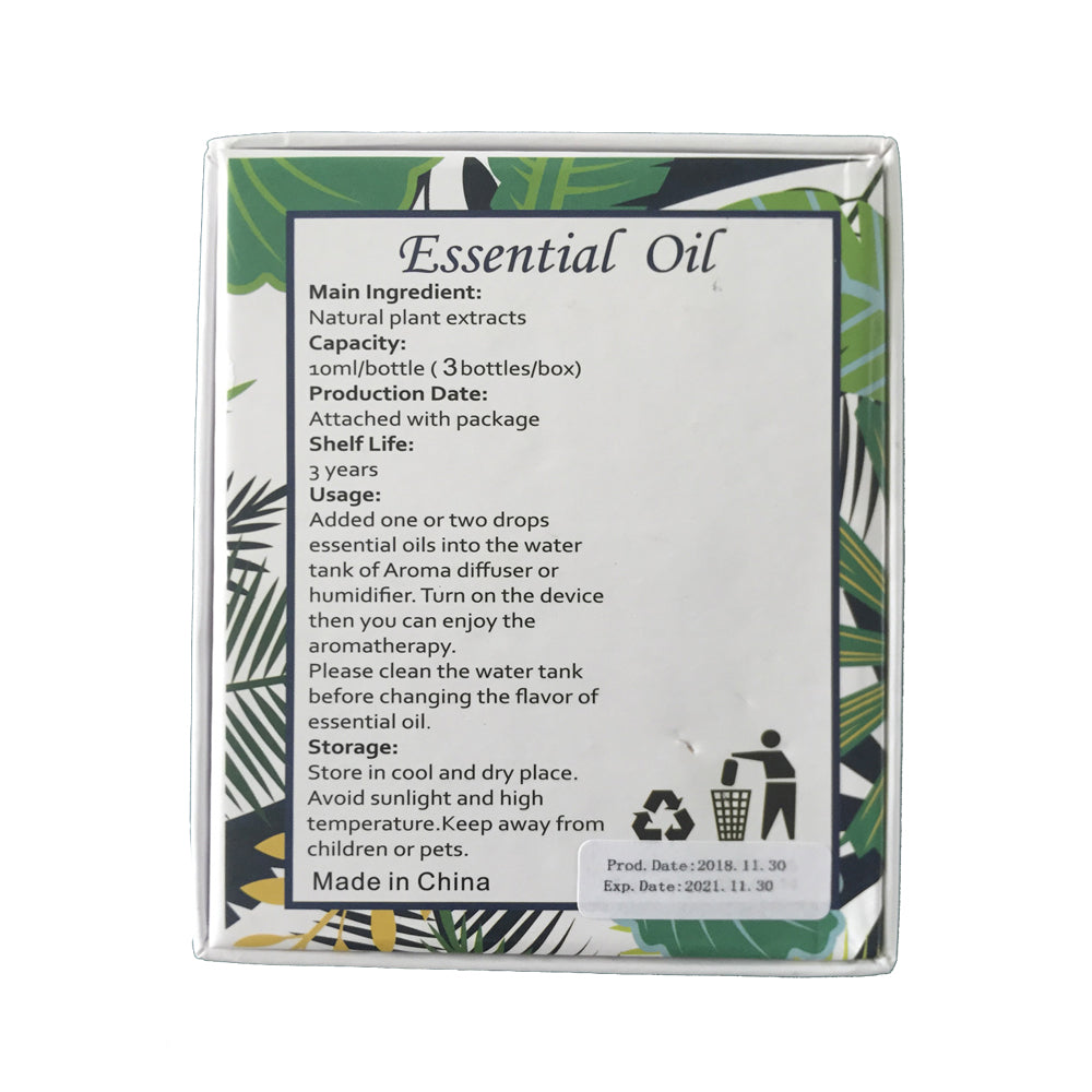Therapeutic-Grade Aromatherapy Essential Oil Gift Set – ( 10ml) - 100% Pure of the Highest Quality Oils – Peppermint, Tea Tree, Lavender, Eucalyptus