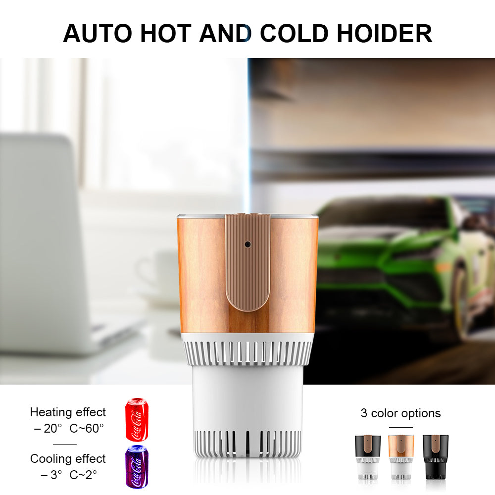 Intelligent Car Heating Cup mini Warmer Auto Cup Drink Holder Semiconductor Cooling Refrigeration Heater Warm Milk for Car Home