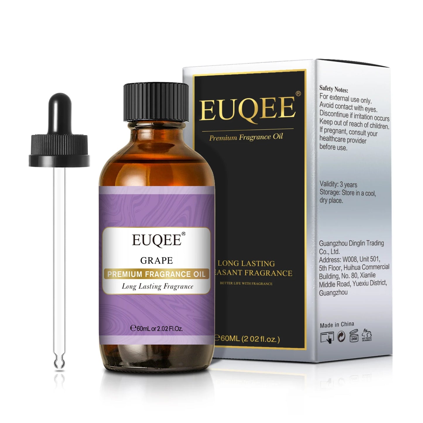 EUQEE Aromatic Essential Oil Coconut Lilac Freesia Leather Strawberry Mango Watermelon Green Tea Fragrance Oil for Men and Women