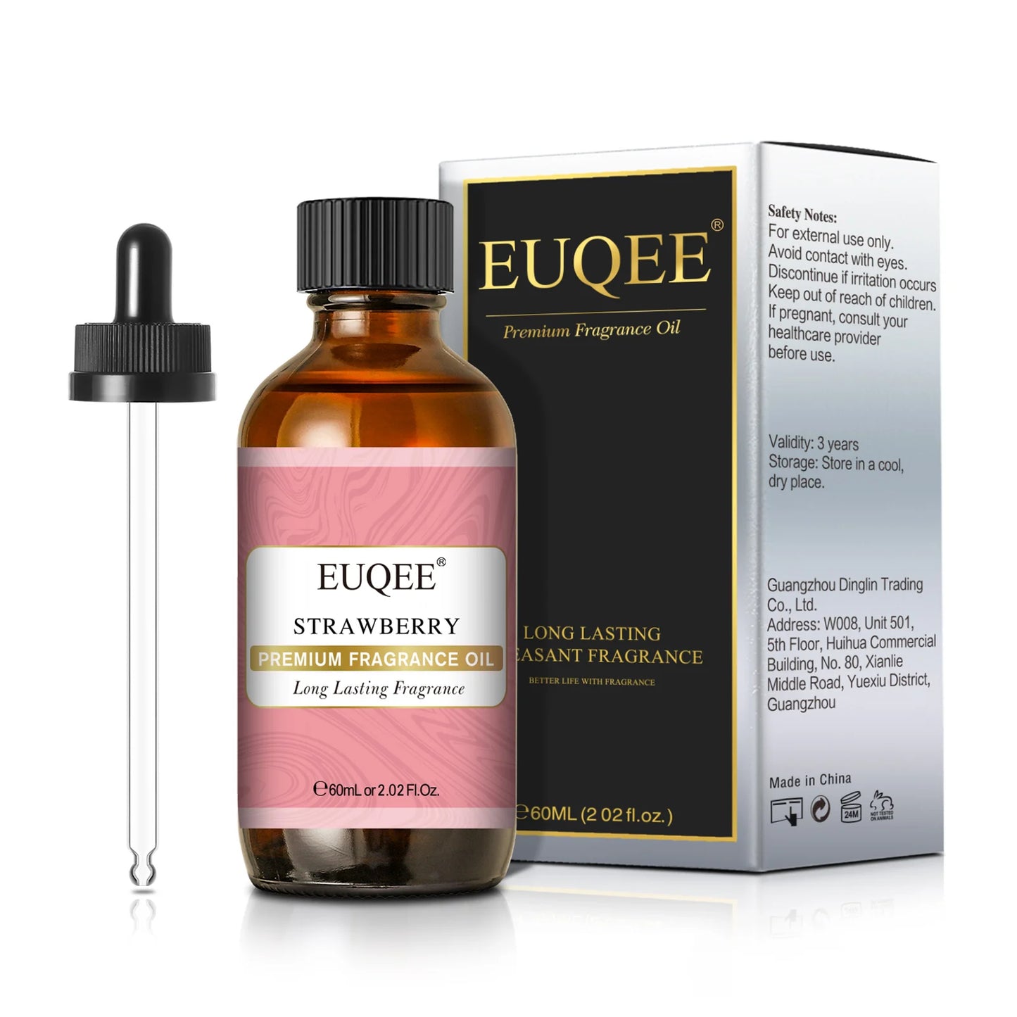 EUQEE Aromatic Essential Oil Coconut Lilac Freesia Leather Strawberry Mango Watermelon Green Tea Fragrance Oil for Men and Women