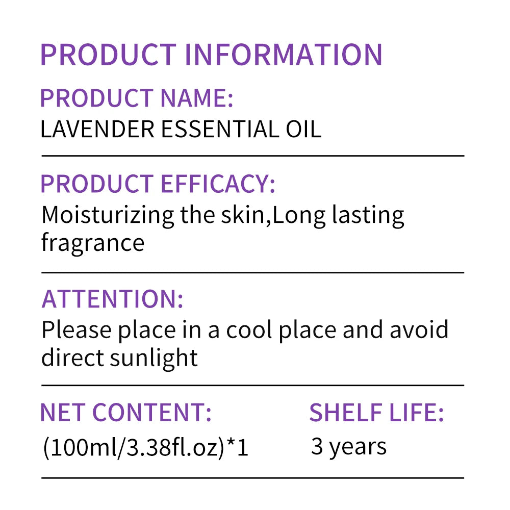 Lavender essential oil facial body skin care essential oil moisturizing moisturizing massage essential oil