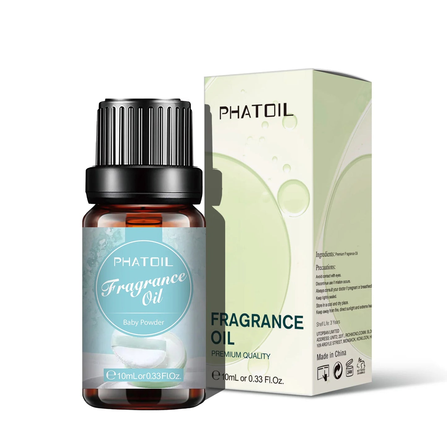 PHATOIL 10ml Fragrance Oil for Candles Making Diffuser Coconut Vanilla Coffee Black Opiumm Angel La Vie Est Belle Bubble Gum