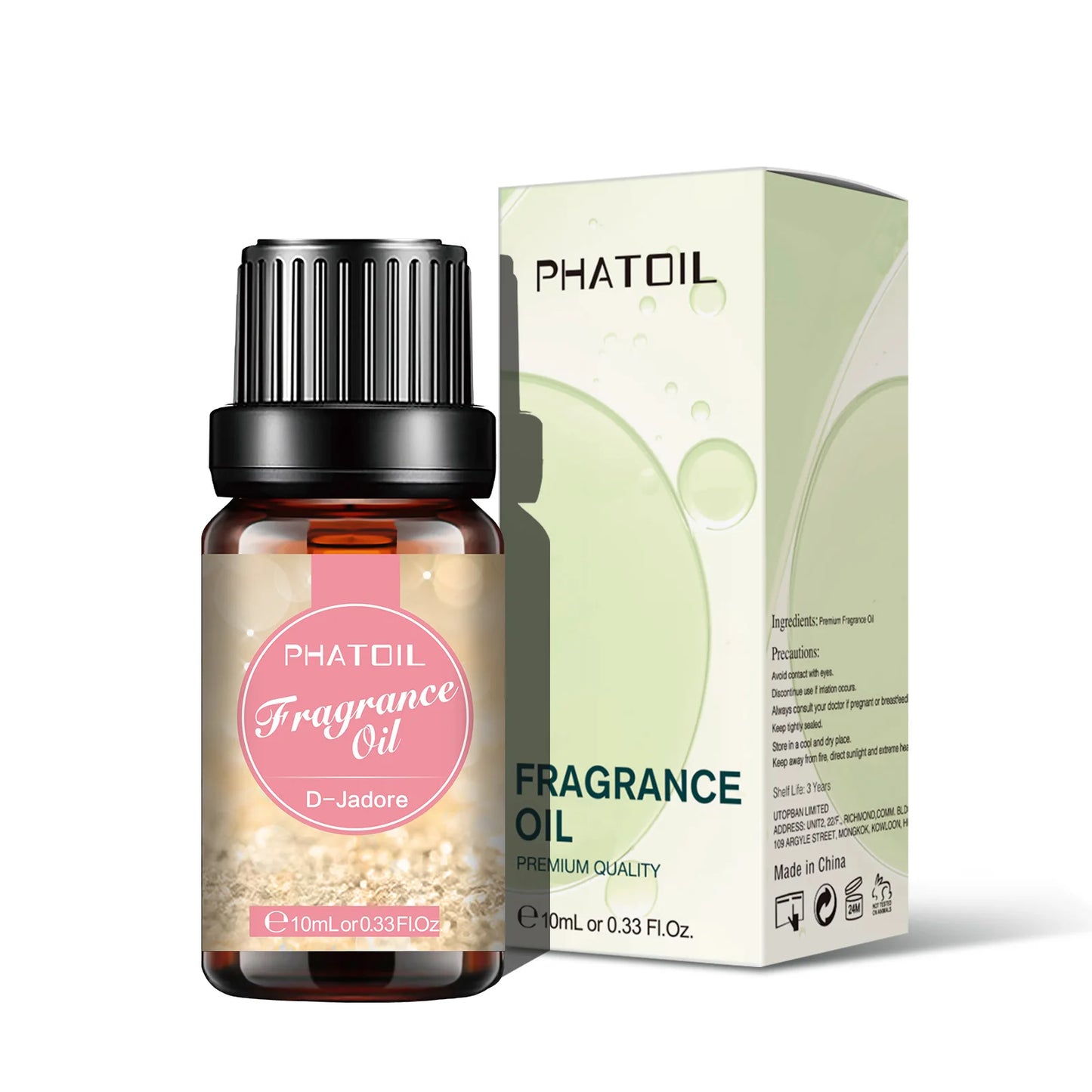 PHATOIL 10ml Fragrance Oil for Candles Making Diffuser Coconut Vanilla Coffee Black Opiumm Angel La Vie Est Belle Bubble Gum