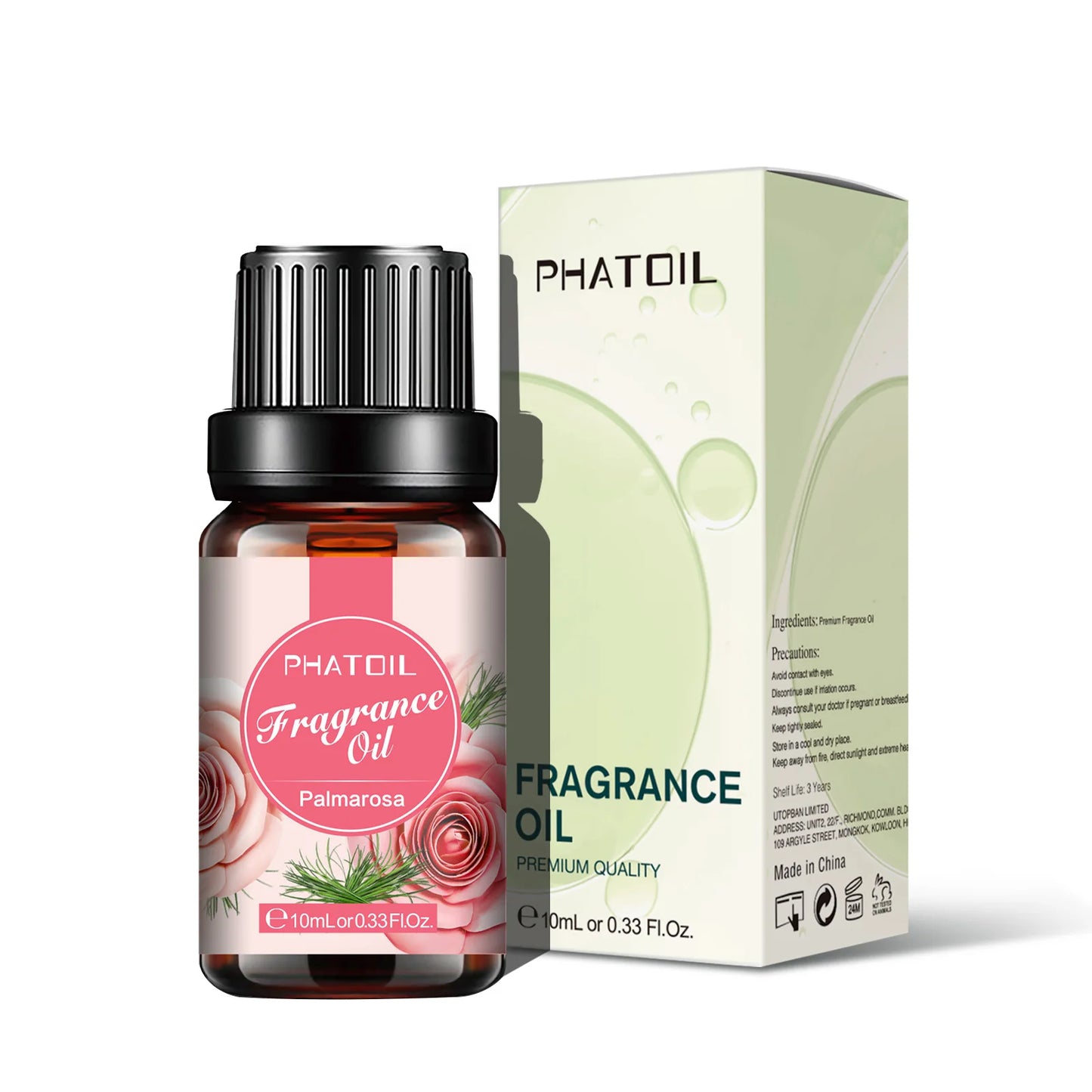 PHATOIL 10ml Fragrance Oil for Candles Making Diffuser Coconut Vanilla Coffee Black Opiumm Angel La Vie Est Belle Bubble Gum