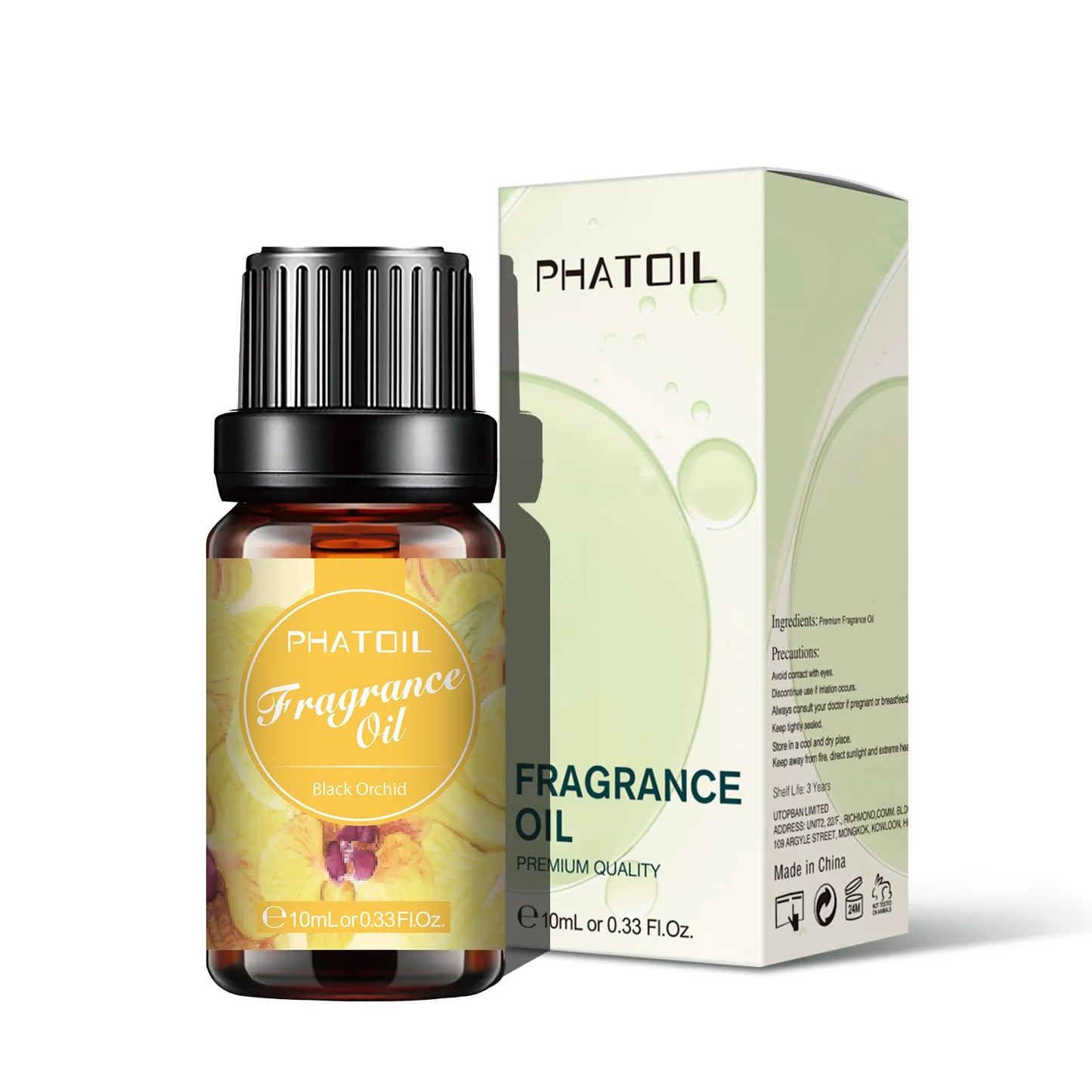 PHATOIL 10ml Fragrance Oil for Candles Making Diffuser Coconut Vanilla Coffee Black Opiumm Angel La Vie Est Belle Bubble Gum