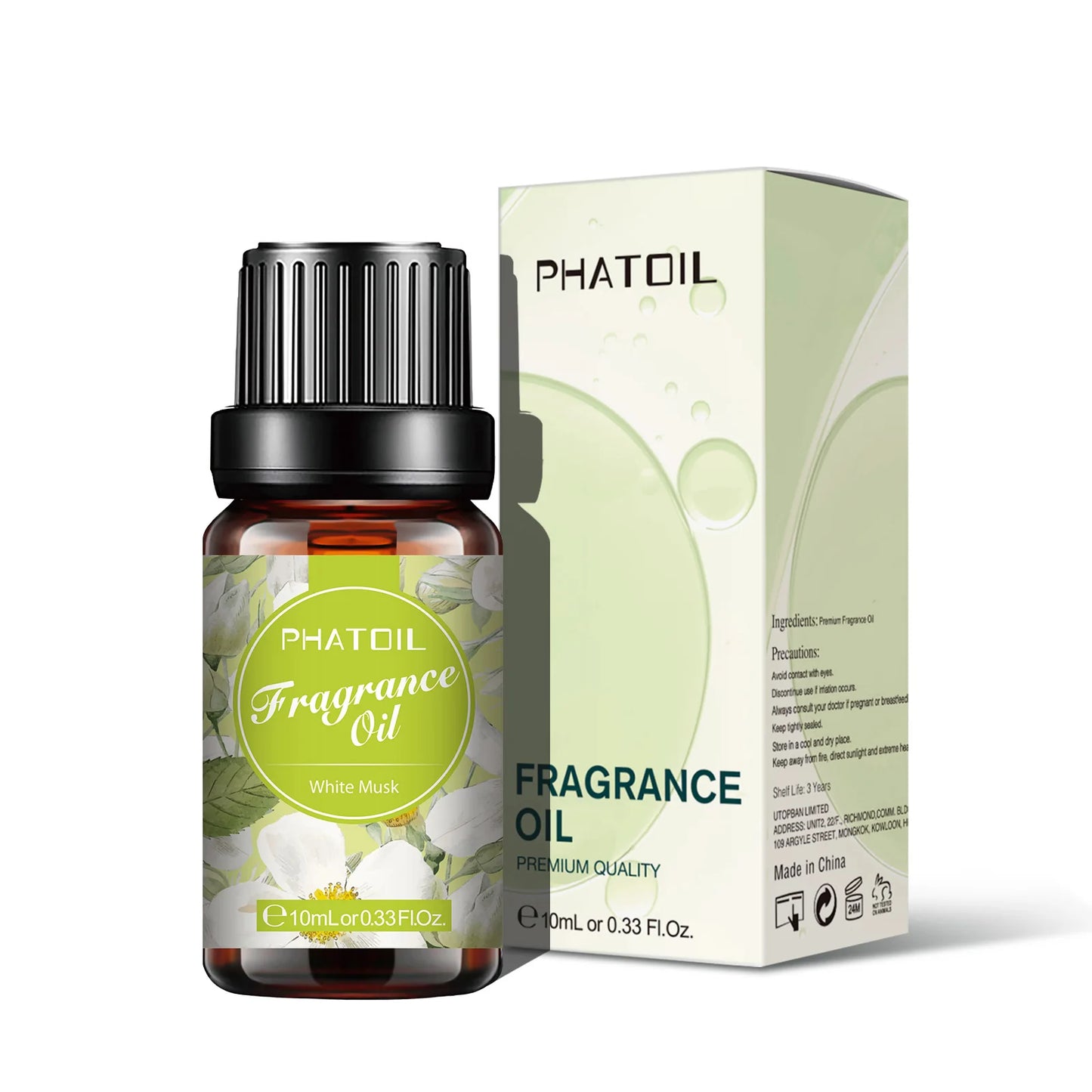 PHATOIL 10ml Fragrance Oil for Candles Making Diffuser Coconut Vanilla Coffee Black Opiumm Angel La Vie Est Belle Bubble Gum