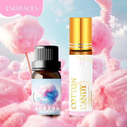 2PC/1PC Cotton Candy Roller Essential Oils Marshmallow Essential Oil Sweet Creamy Aroma for Aromatherapy Relaxation For Diffuser