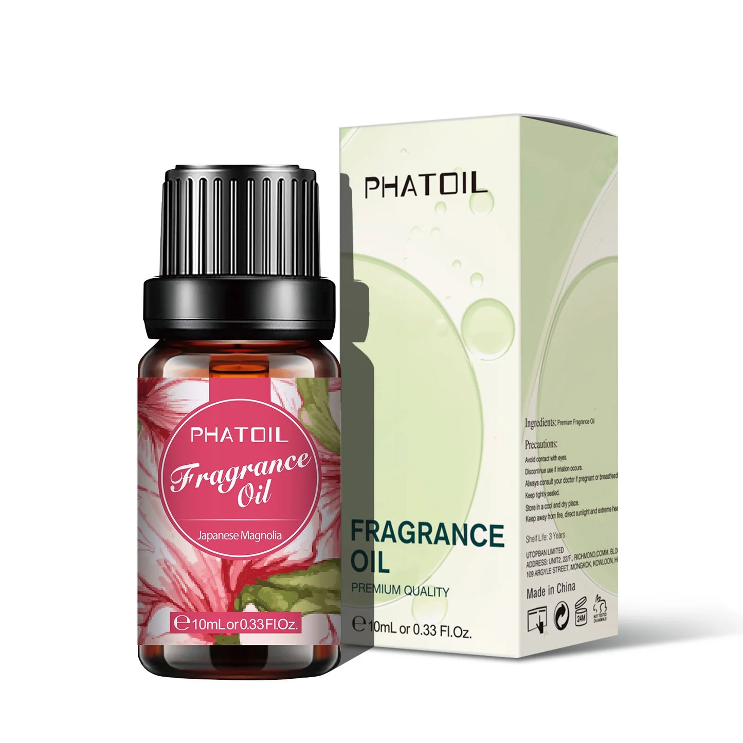 PHATOIL 10ml Fragrance Oil for Candles Making Diffuser Coconut Vanilla Coffee Black Opiumm Angel La Vie Est Belle Bubble Gum