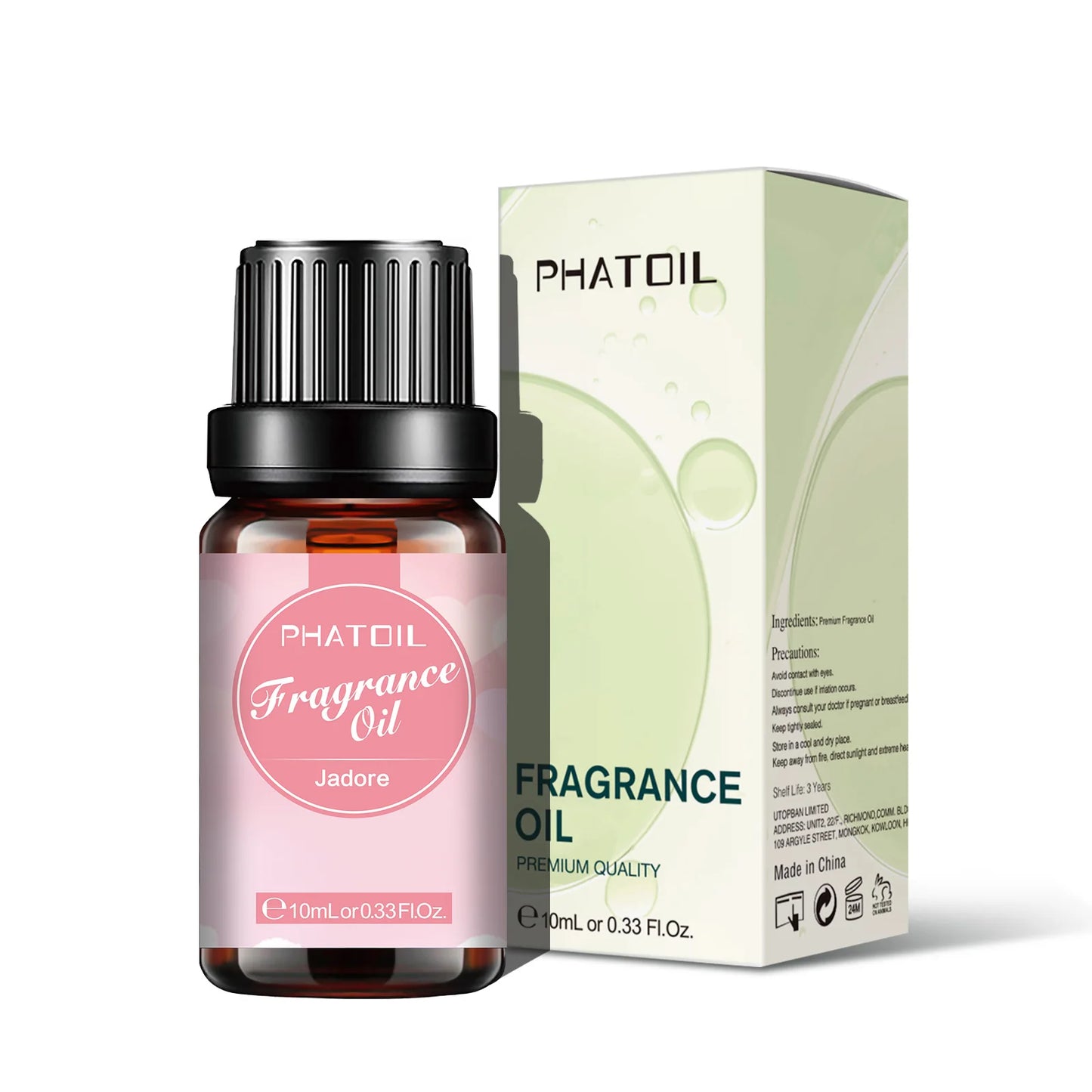 PHATOIL 10ml Fragrance Oil for Candles Making Diffuser Coconut Vanilla Coffee Black Opiumm Angel La Vie Est Belle Bubble Gum