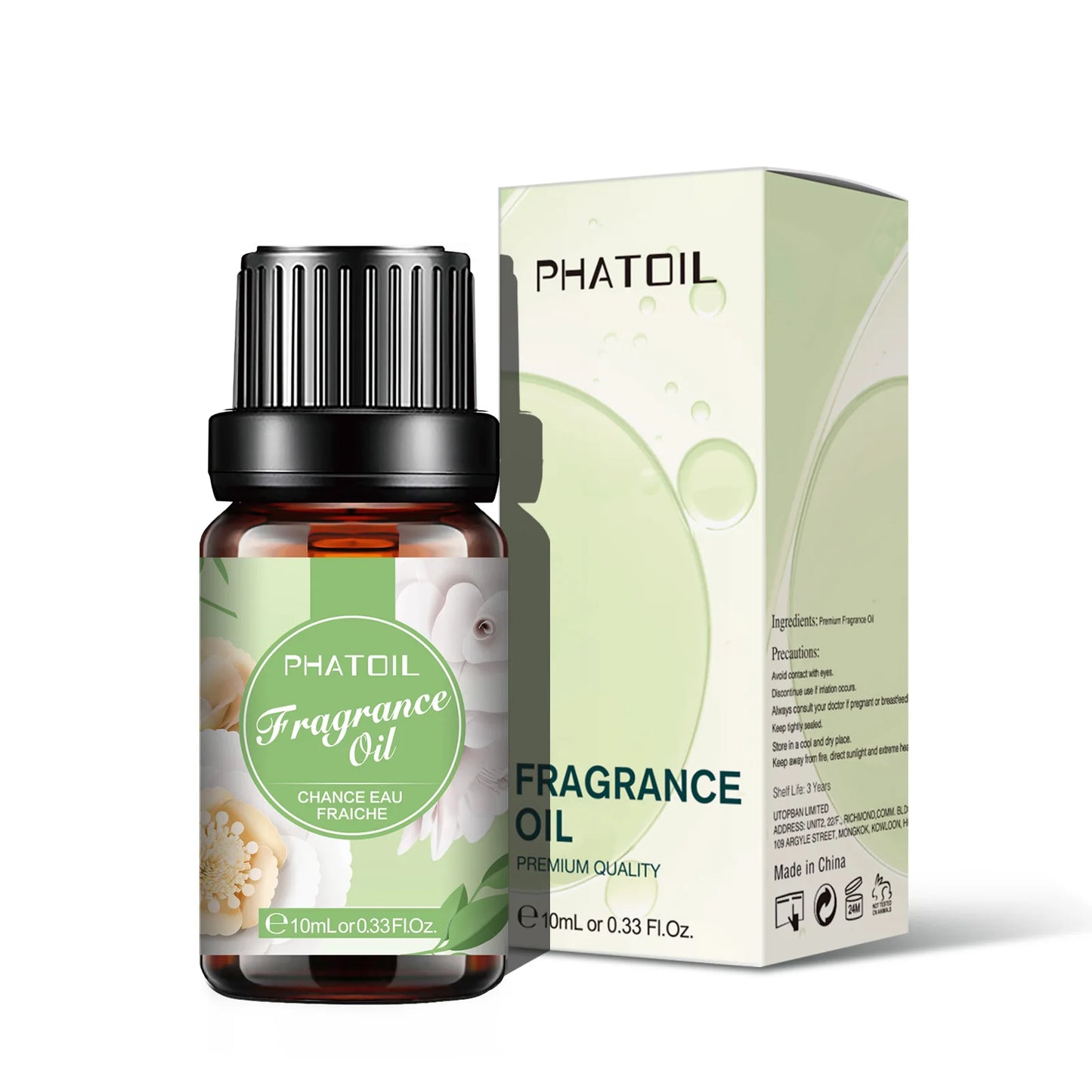 PHATOIL 10ml Fragrance Oil for Candles Making Diffuser Coconut Vanilla Coffee Black Opiumm Angel La Vie Est Belle Bubble Gum