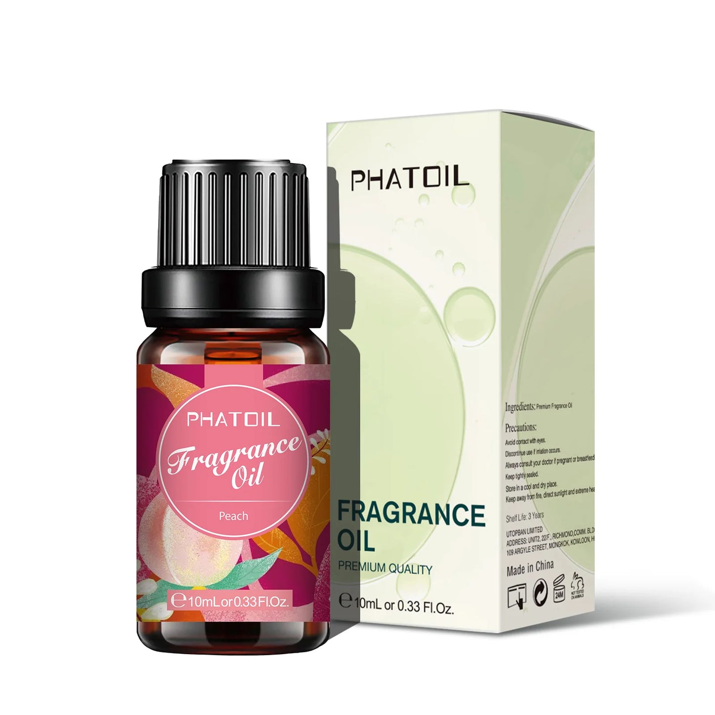 PHATOIL 10ml Fragrance Oil for Candles Making Diffuser Coconut Vanilla Coffee Black Opiumm Angel La Vie Est Belle Bubble Gum