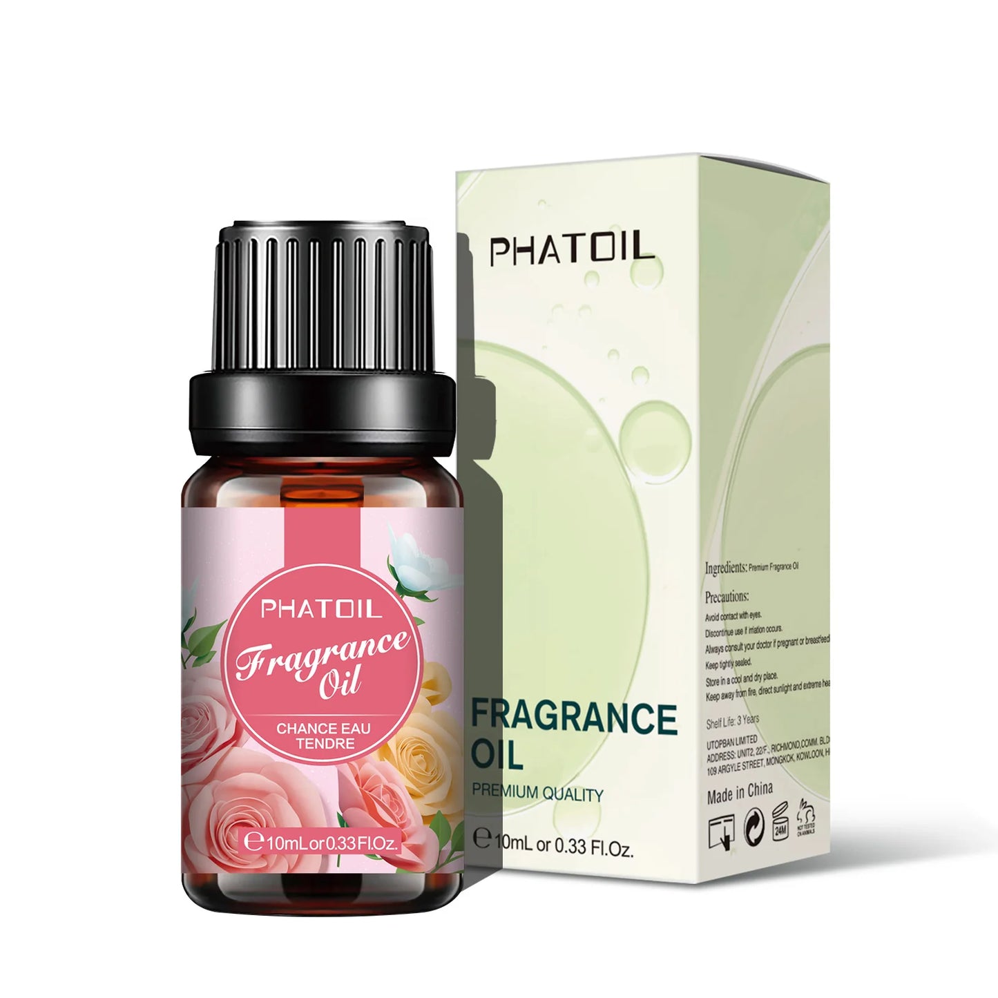 PHATOIL 10ml Fragrance Oil for Candles Making Diffuser Coconut Vanilla Coffee Black Opiumm Angel La Vie Est Belle Bubble Gum
