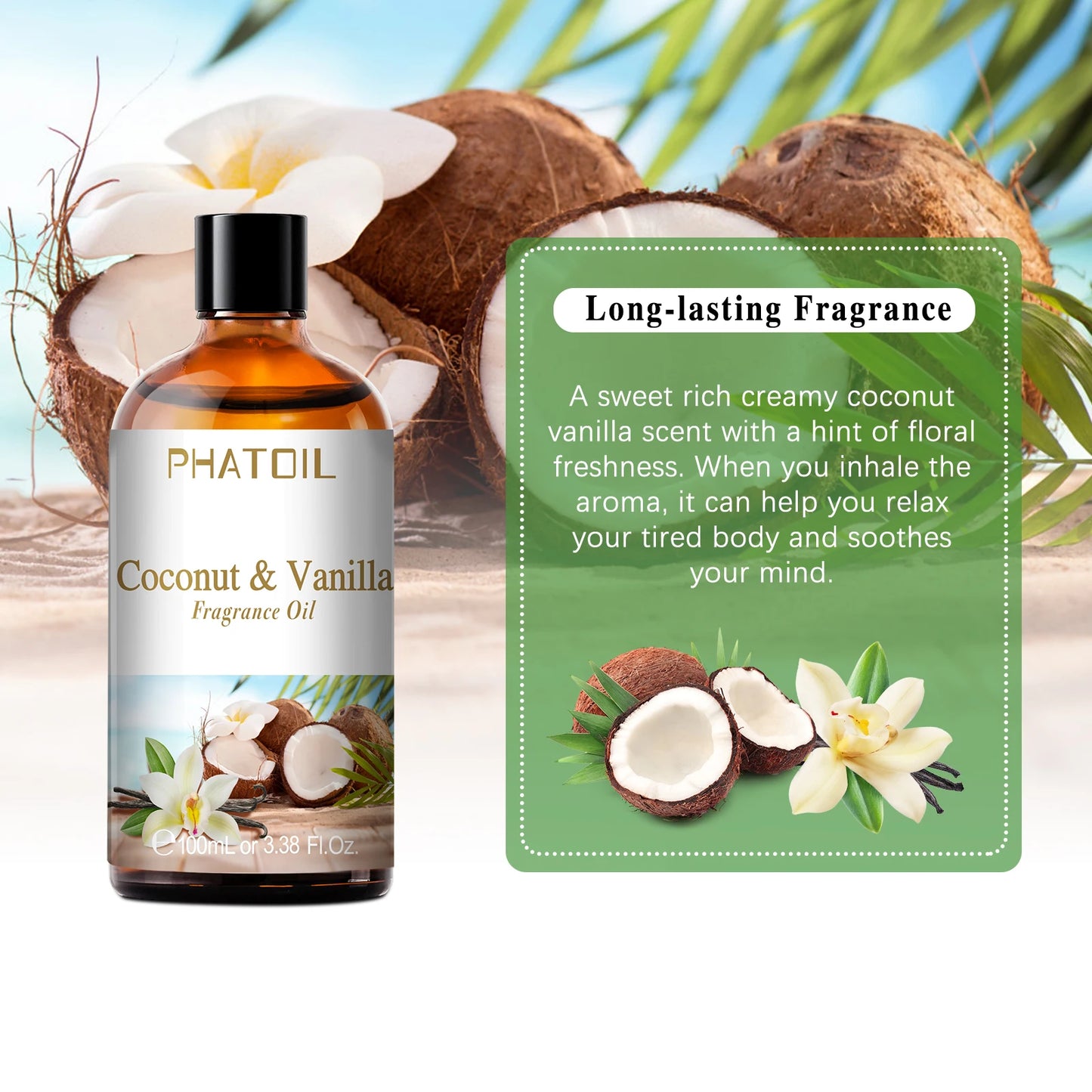 5×100 ml Amber & Vanilla Fragrance Set