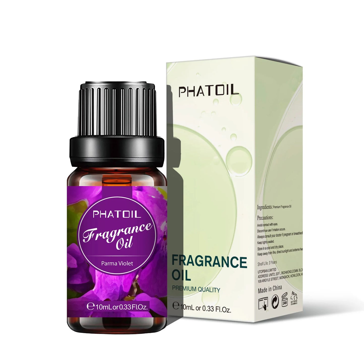 PHATOIL 10ml Fragrance Oil for Candles Making Diffuser Coconut Vanilla Coffee Black Opiumm Angel La Vie Est Belle Bubble Gum