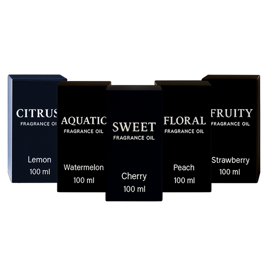 5×100 ml Amber & Fresh Fragrance Set